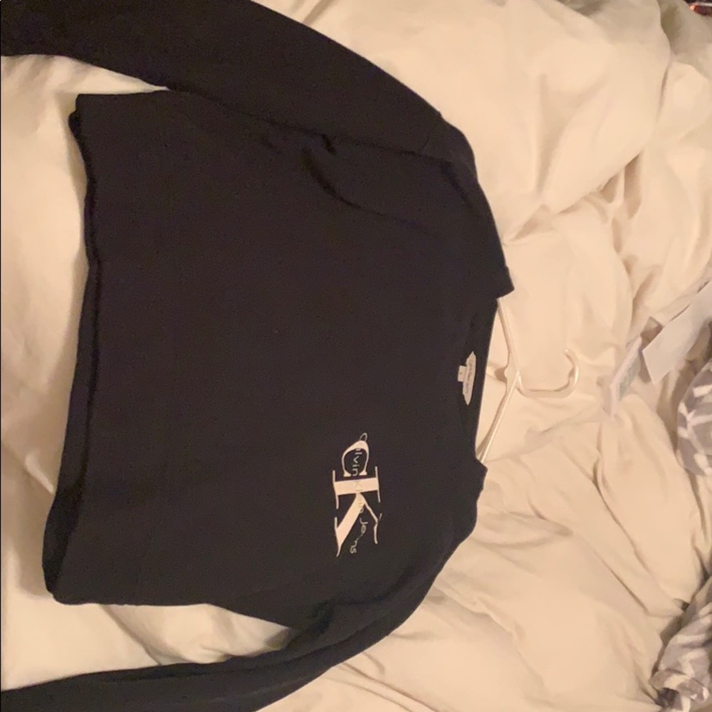 calvin klein black sweater